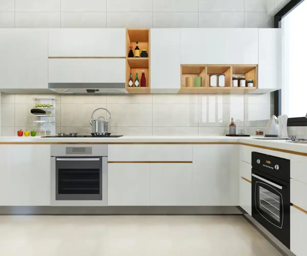 Modern kitchen with appliances